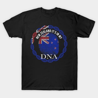 New Zealand Its In My DNA - Gift for New Zealander From New Zealand T-Shirt